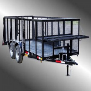 Bumper Tandem Axle Medium Duty Landscape Trailer (10,400lb GVWR)