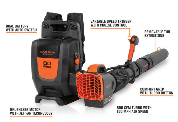 80V Backpack Blower